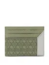 Coccinelle Loreen Monogram-pattern Card Holder In Brown