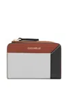 Coccinelle Loreen Zip-fastening Panelled Purse In Gray