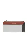 Coccinelle Loreen Zip-fastening Panelled Wallet In Neutral
