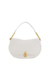 Coccinelle Magie Soft Mini Shoulder Bag In Brillant White