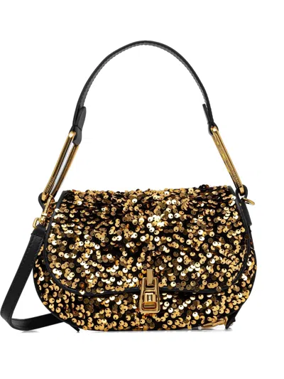Coccinelle Magie Paillettes Cross Body Bag In Black