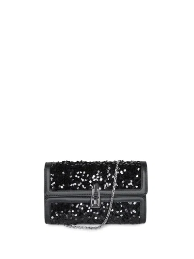 Coccinelle Magie Pouch Paill Black Bag