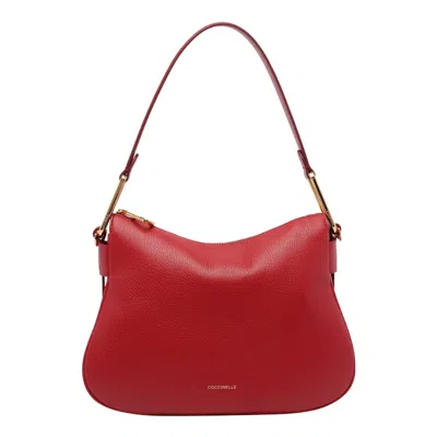 Coccinelle Magie Shoulder Bag In Red