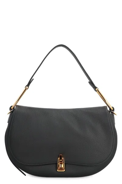 Coccinelle Magie Soft Leather Handbag In Black