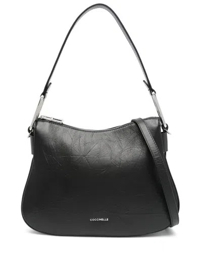 Coccinelle Magie Soft Shoulder Bag In Black