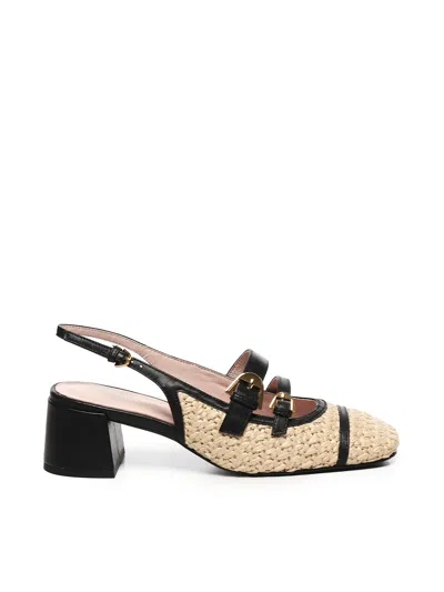 Coccinelle Maia Crochet Straw In Beige