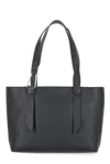 Coccinelle Malory Logo Stamp Large Shoulder Bag In Black