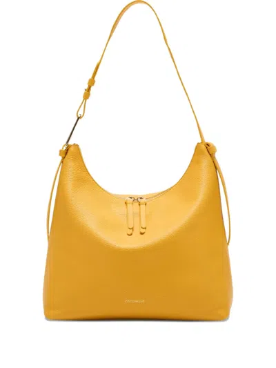 Coccinelle Malory Shoulder Bag In Yellow