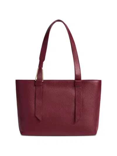 Coccinelle Malory Top Handle Shoulder Bag In Burgundy