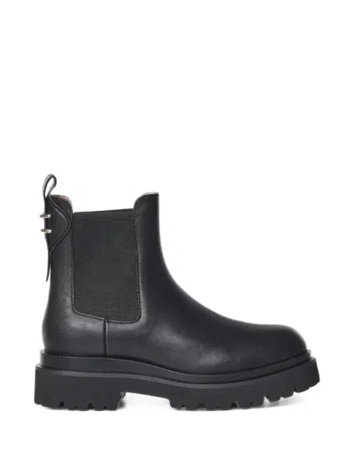 Coccinelle Mavery Elasticated-panel Lug-sole Boots In Multi