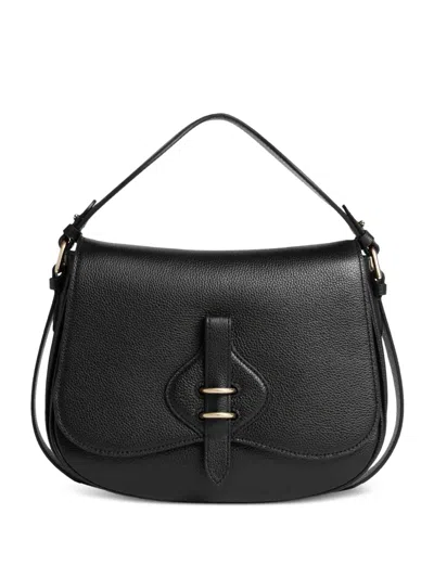 Coccinelle Mavery Leather Medium Shoulder Bag In Red