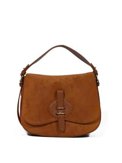 Coccinelle Mavery Medium Shoulder Bag In Sand