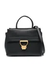 Coccinelle Medium Arlettis Leather Tote Bag In Black