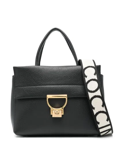 Coccinelle Medium Arlettis Tote Bag In Black