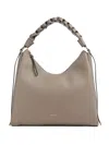 Coccinelle Medium Boheme Braided-handle Shoulder Bag In Brown