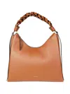 Coccinelle Medium Boheme Braided-handle Shoulder Bag In Brown