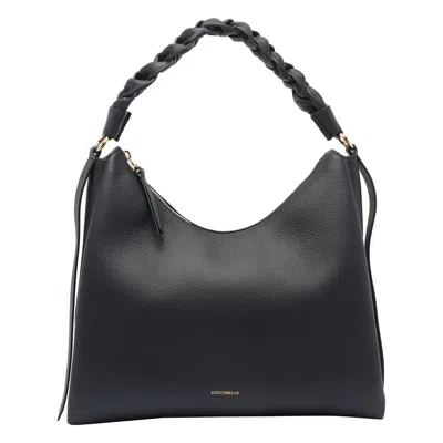 Coccinelle Boheme Medium Tote Bag In Black