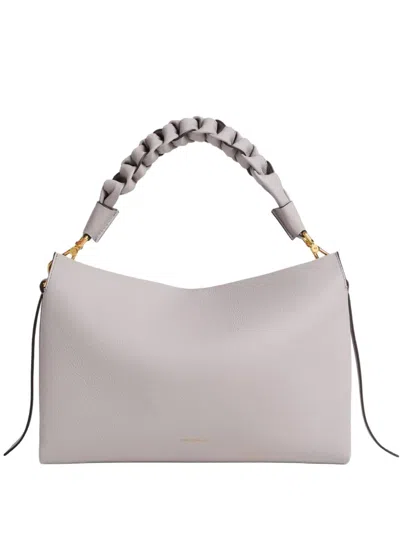Coccinelle Medium Boheme Shoulder Bag In Gray