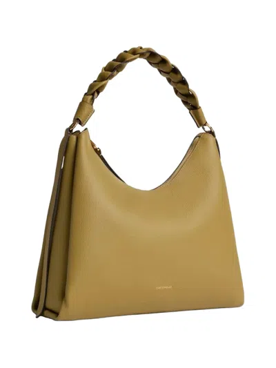 Coccinelle Medium Boheme Shoulder Bag In Green