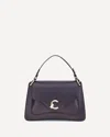 Coccinelle Medium C-me Handbag In Purple