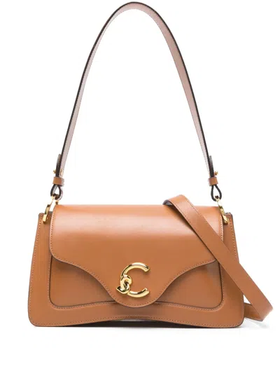 Coccinelle Medium C-me Tote Bag In 褐色