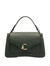 Coccinelle Medium C-me Tote Bag In Green