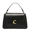Coccinelle Medium C-me Tote Bag In Black