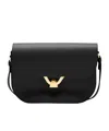 Coccinelle Women's Elegant Leather Shoulder Bag In Black