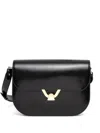 Coccinelle Women's Elegant Leather Shoulder Bag In Black