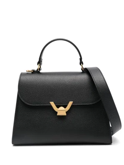 Coccinelle Medium Dew Tote Bag In Black