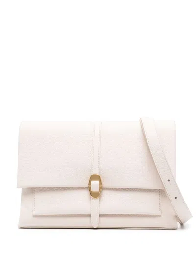 Coccinelle Medium Dorian Shoulder Bag In Neutrals