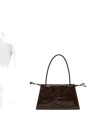 Coccinelle Medium Dulse Tote Bag In Brown