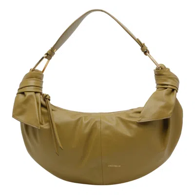 Coccinelle Medium Furoshiki Shoulder Bag In Green