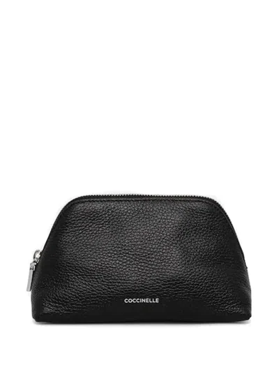 Coccinelle 헬가 미디엄 메이크업 파우치 In Black
