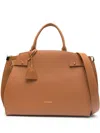 Coccinelle Klichè Medium Top Handle Bag In Brown