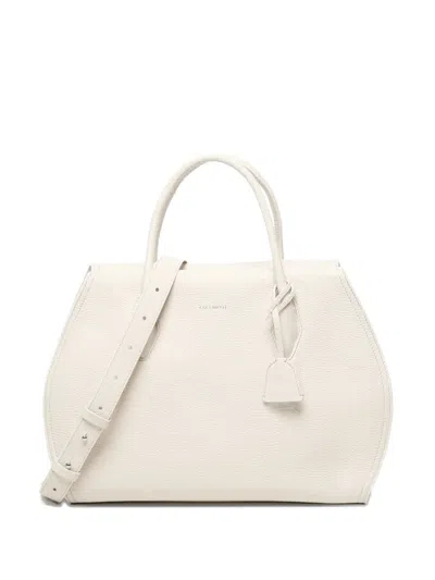 Coccinelle Medium Lord Top-handle Bag In White