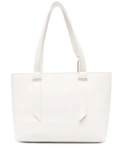 Coccinelle Medium Malory Tote Bag In 白色