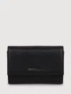 Coccinelle Medium Metallic Soft Calfskin Leather Wallet