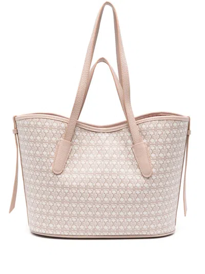 Coccinelle Medium Never Without Bag Tote Bag In Neutrals