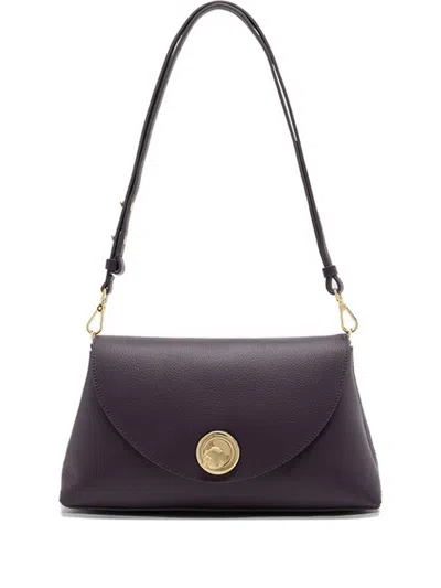 Coccinelle Medium Nikla Leather Shoulder Bag In Purple