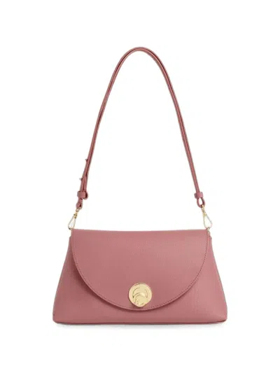 Coccinelle Medium Nikla Leather Shoulder Bag In Purple