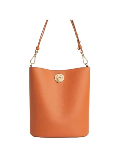 Coccinelle Medium Nikla Shoulder Bag In Orange