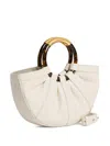 Coccinelle Medium Shell Ring-handle Tote Bag In Neutral