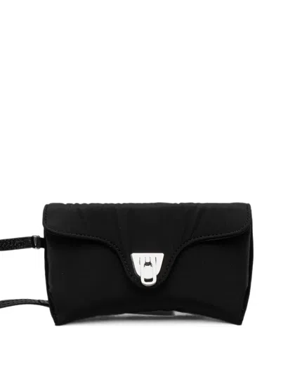 Coccinelle Medium Smart To Go Monogram-print Tote Bag In Black
