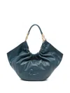 Coccinelle Medium Smash Tote Bag In Blue