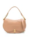 Coccinelle Medium Magie Soft Shoulder Bag In Brown
