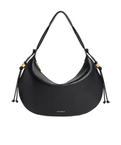 Coccinelle Medium Thess Leather Shoulder Bag In Pink