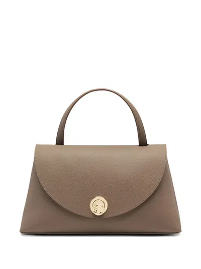 Coccinelle Medium Top-handle Cross Body Bag In Brown