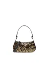 Coccinelle Merveille Paillette Bag In Golden/black