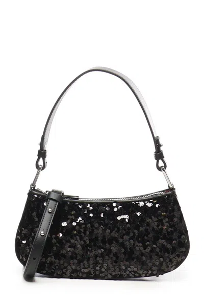 Coccinelle Merveille Sequin Embellished Tote Bag In Black